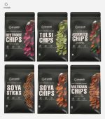 Beetroot Tulsi Assorted Multigrain Soya Chips & Soya Sticks Combo Pack - aayanshfoods.com
