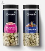 Black Pepper & Chatpata Makhana Jar Combo - aayanshfoods.com