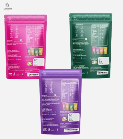Black Pepper Pudina Chatpata Makhana Zipper Combo Pack - aayanshfoods.com