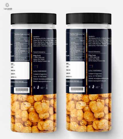 Peri Peri & Cheese Makhana Jar Combo - aayanshfoods.com